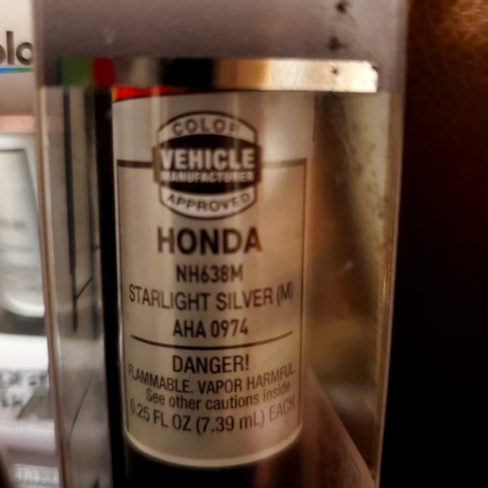Touch up paint for silver Honda
